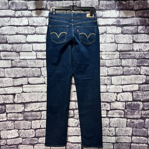 Levis Blue Perfectly Slimming Jeans Size 10 - Picture 5 of 8